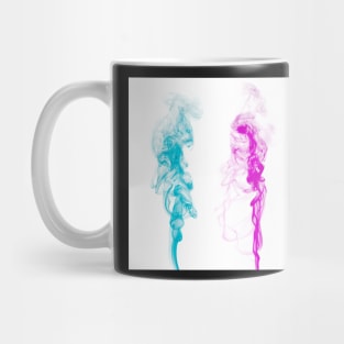 Abstract colorful smoke Mug